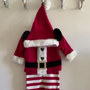 DisneyBaby 3-Piece Santa Outfit
